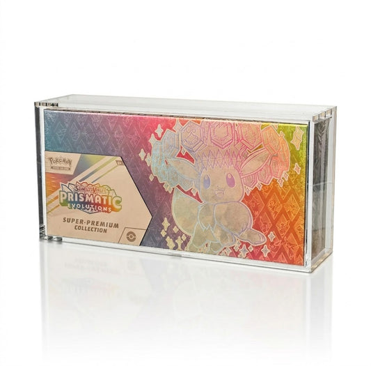 Prismatic Evolutions Super Premium Collection Acrylic Case